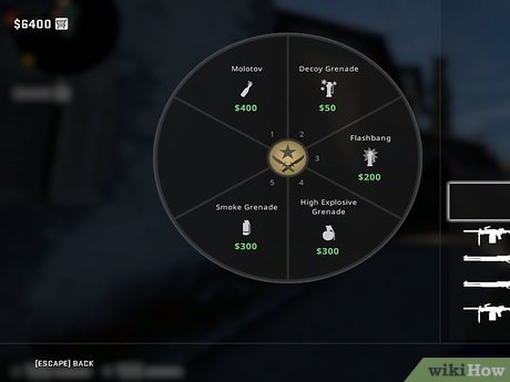 Step 5 Throw grenades to clear out and protect tight spots.